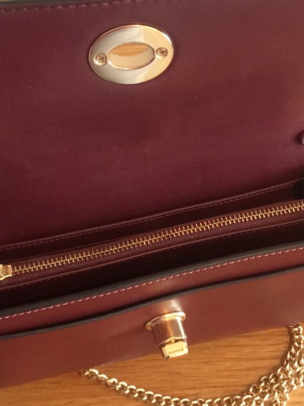 Coach Desert Tulip Print Chain Crossbody - Picture 6 of 6